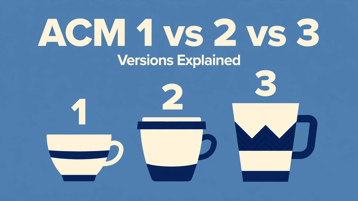 Anomalous Coffee Machine Versions Explained – ACM 1 vs 2 vs 3